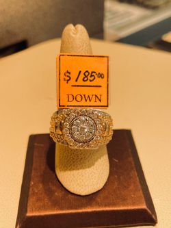 10k Gold Cluster Ring