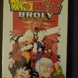 Dragonball Z Broly second Coming Uncut Movie Dvd