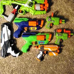 Variety Of Nerf Guns