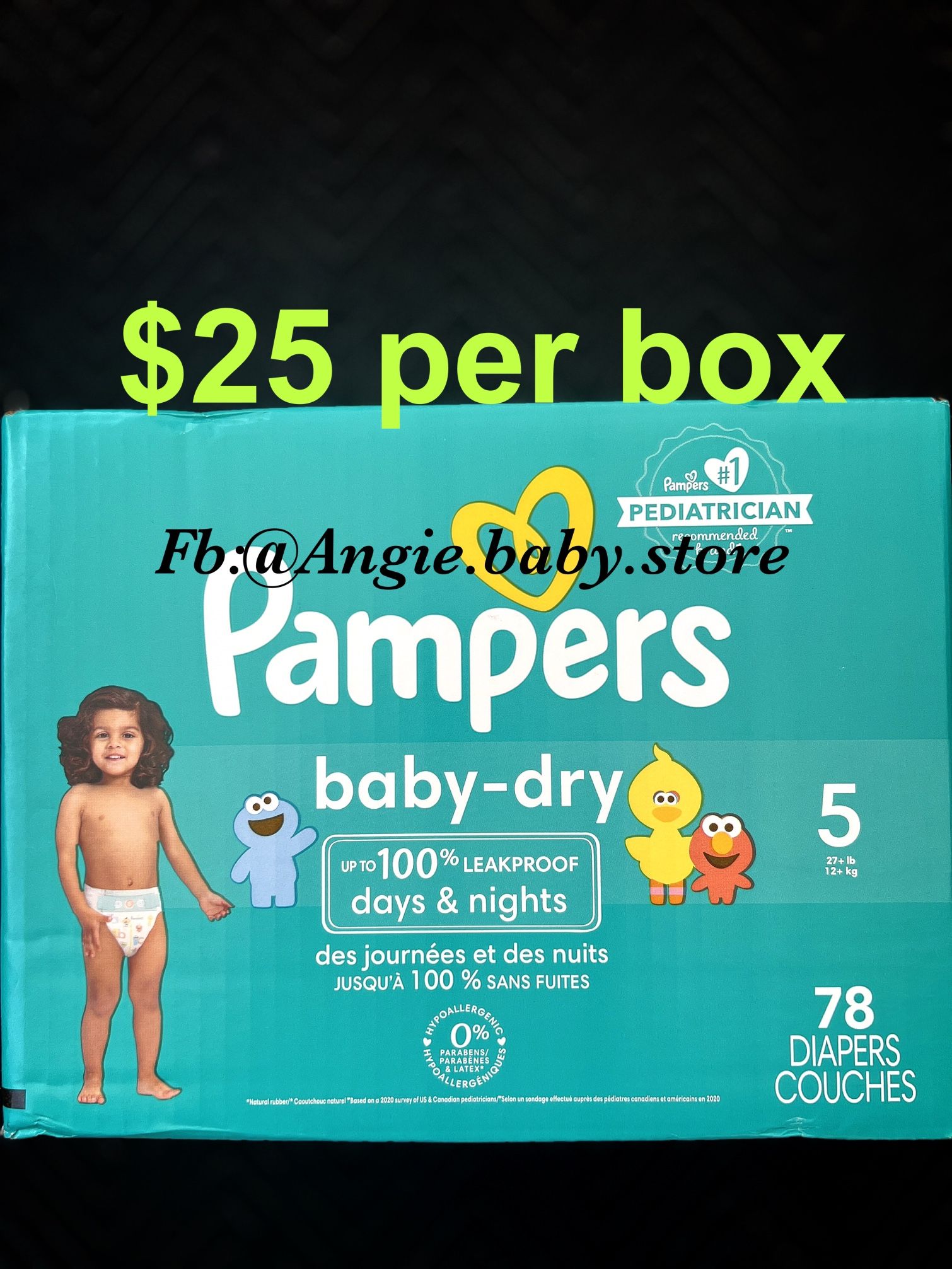 Pamper Baby Dry Size 5