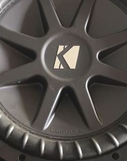 Two Kicker Cvx’s 12s 1500 Watt Each. 175 Each Sub Or 300For both
