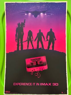 Marvel Guardians of the Galaxy Movie Poster 19 x 13