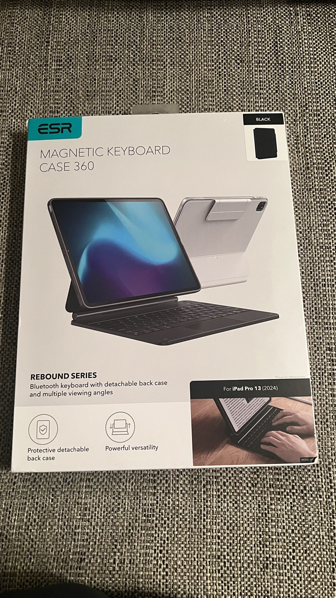 ESR Magnetic Keyboard 360 Case - Black