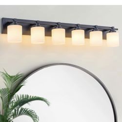 BrkNit 6 Light Modern Bathroom Light Fixtures 