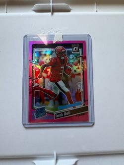 Tank Dell Donruss Optic Rated Rookie Pink Prizm Card