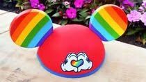 Disneyland Pride Set Hat And Ears Mickey Mouse 