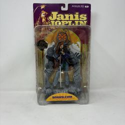 Janis Joplin Psychedelic Concert Action Figure