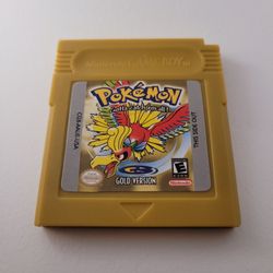Pokemon Gold Version (Nintendo Game Boy, Tested And Works) Replica