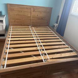 Queen Bed frame Wooden