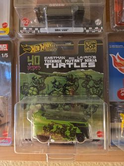 Hotwheels ninja turtle bus