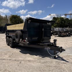 Dump Tráiler 7x14 | 14k GVWR | Telescopic Cylinder