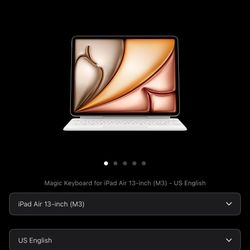 Magic Keyboard For IPad Air 13 Inch (M3) - US English 
