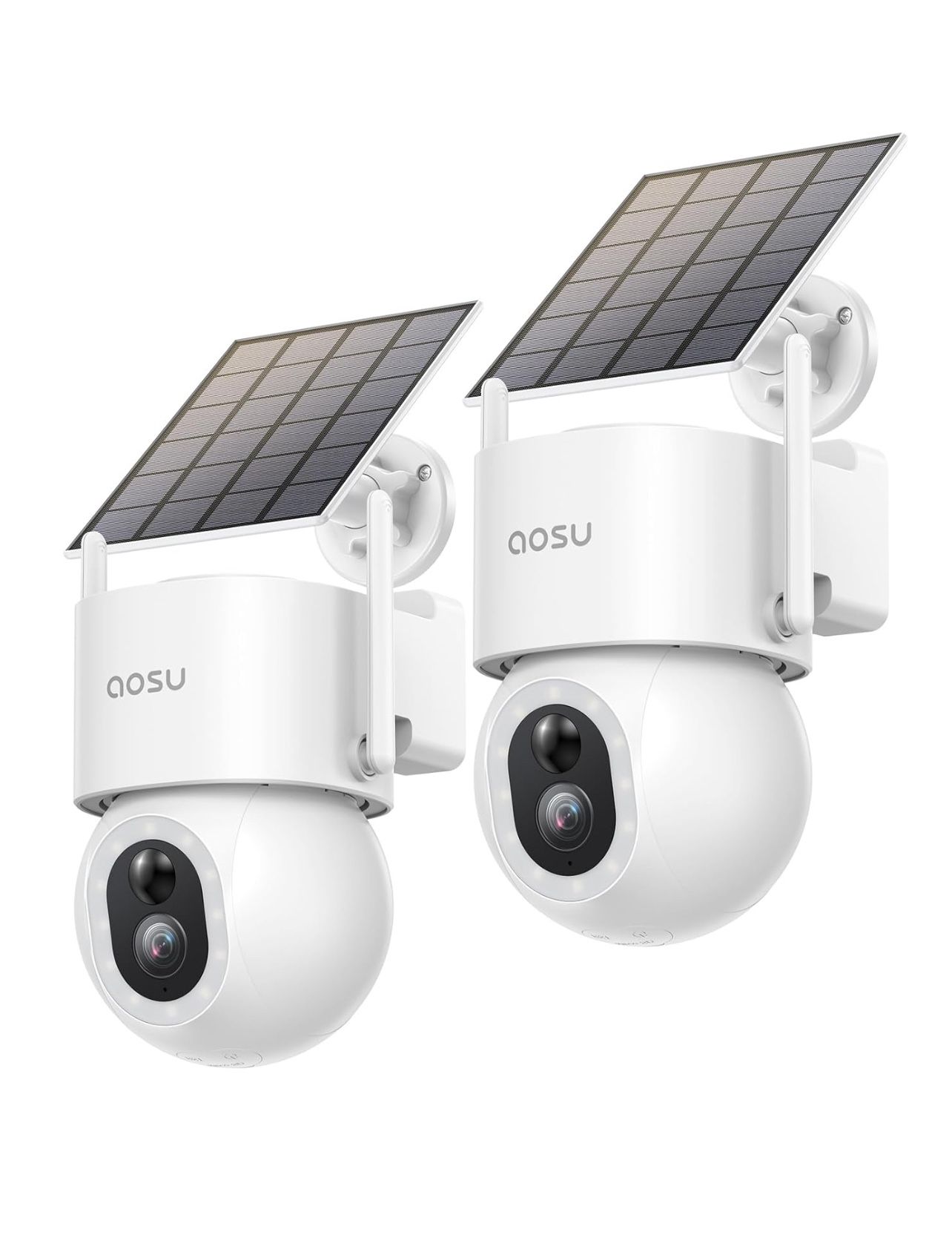 AOSU Solar Security Cameras Wireless Outdoor 3K 5MP