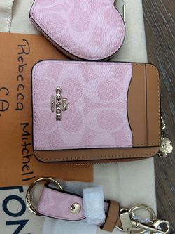 Coach Pink Card Case