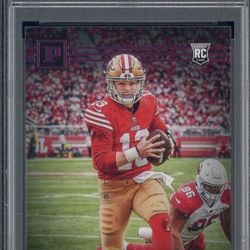 2022 Panini Chronicles Panini Pink #PA19 Brock Purdy 49ers RC Rookie PSA 10
