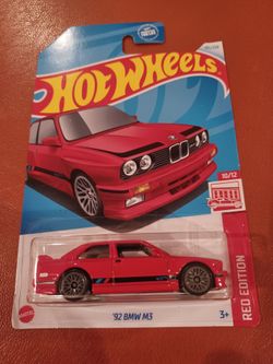 Hot Wheels Red Edition BMW M3 E30