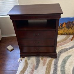 Wooden Nightstand Table 
