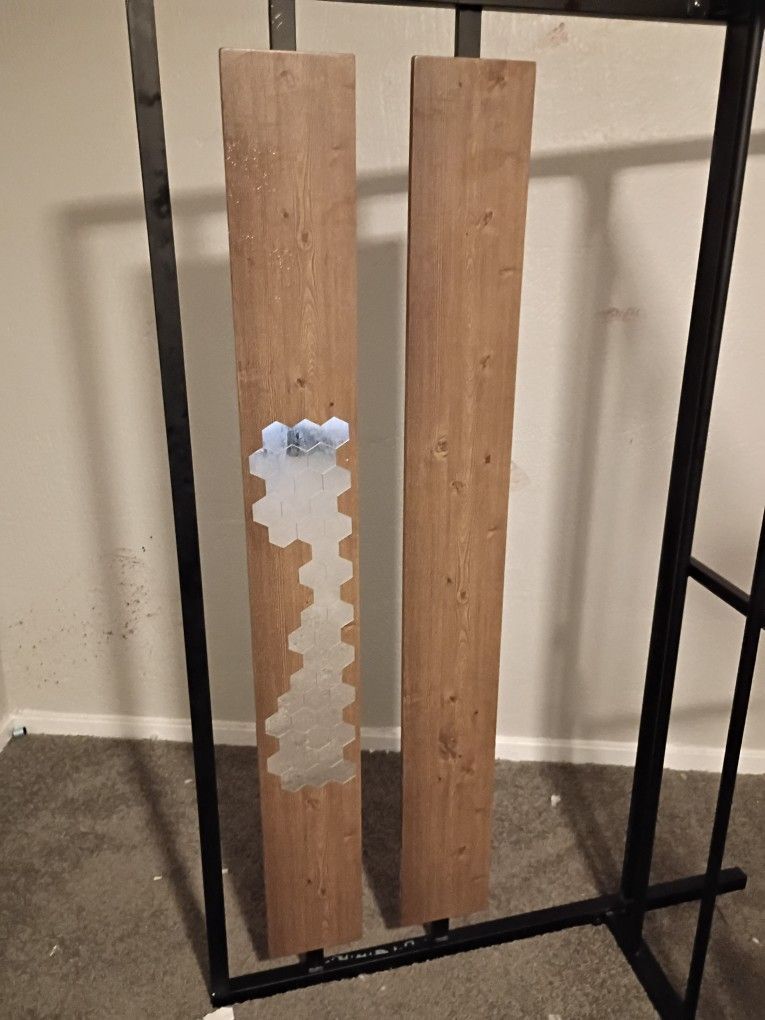 Queen Bed Frame And matching  Desk