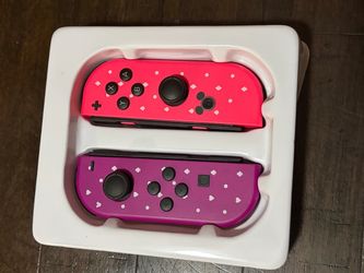 DISNEY Switch Joy-Con style Controllers Pink and Purple compatible with Nintendo Switch