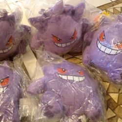 Brand New 12-in Pokémon Gengar Plushies $30 Each 