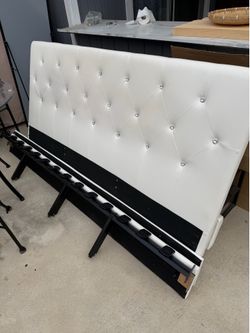 Free King Bed Frame with mattress