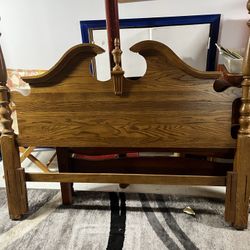 Solid Oak Headboard 