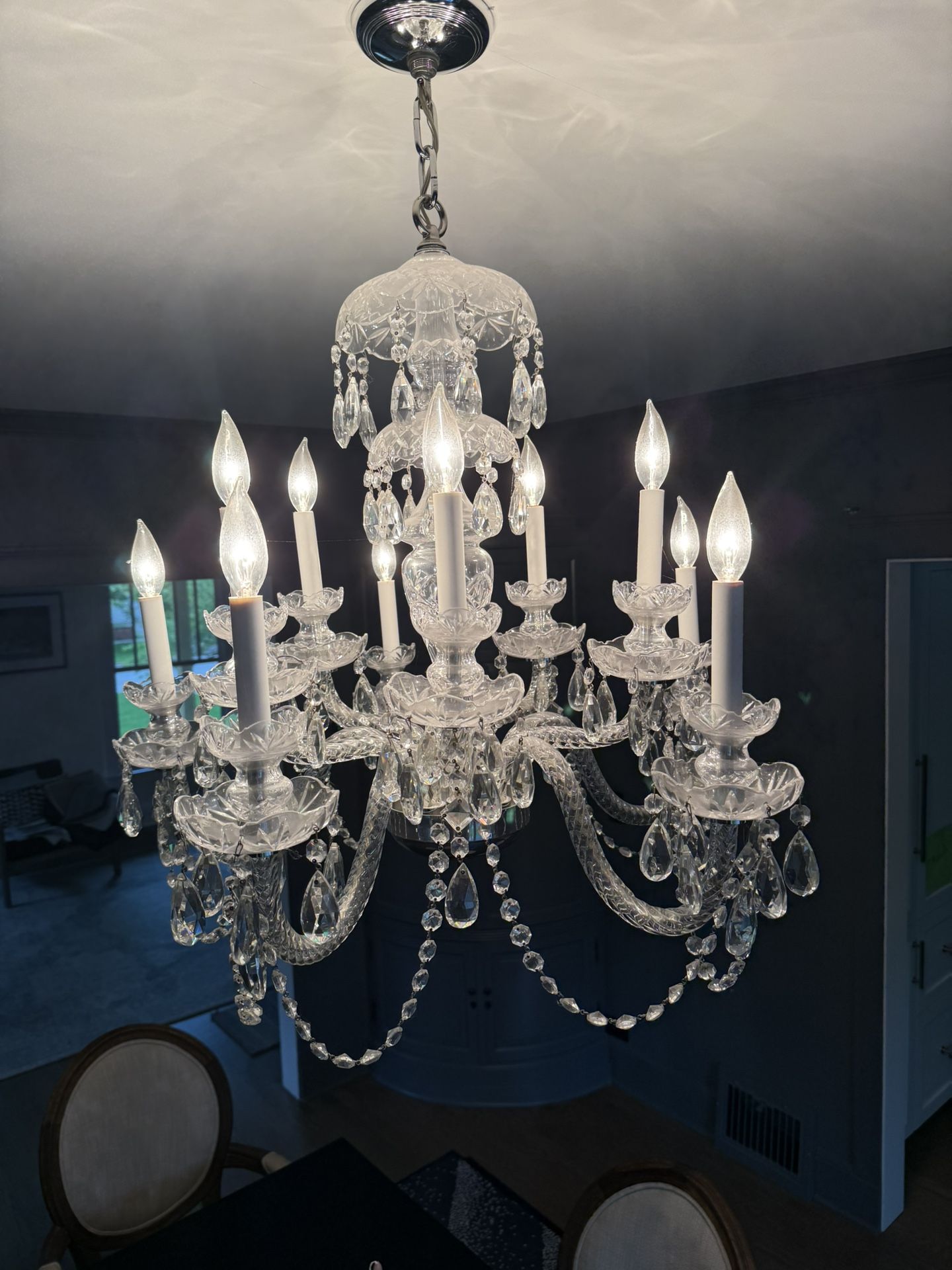 Bohemian Crystal Chandelier (1960s)