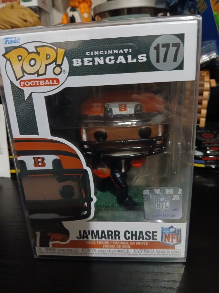 Brand New Cincinnati Bengals Ja'Marr Chase #177 Funko Pop