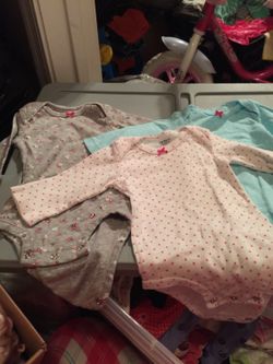 Carters long sleeved onesies!!