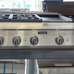 Thermador Professional 48” Wide Stainless Steel Gas RangeTop 