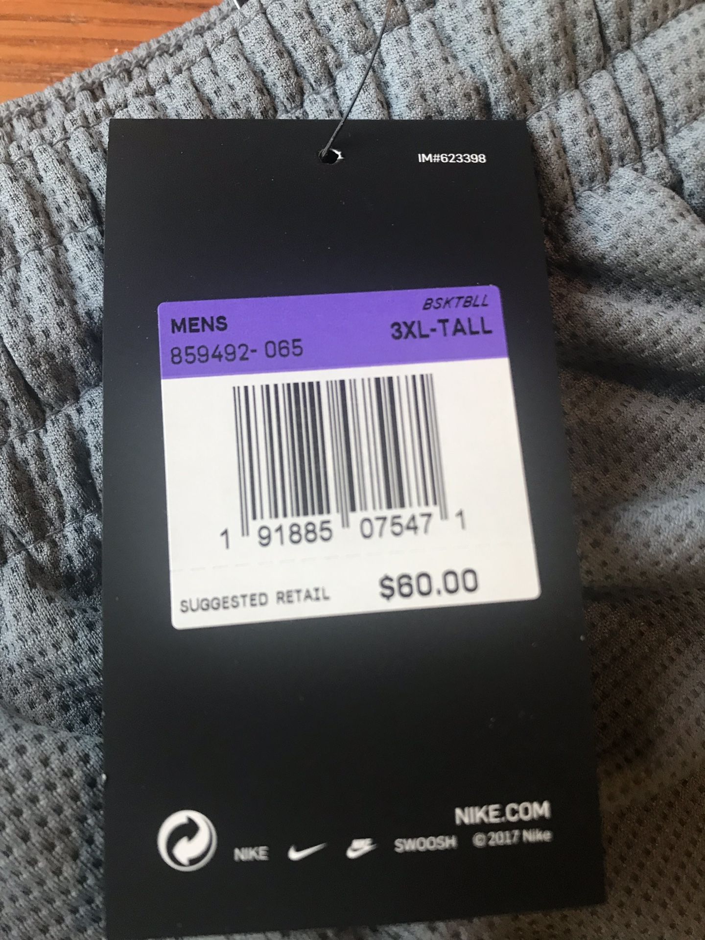 *Brand New* Nike Dri-fit Lakers track pants, Sz 3XLT