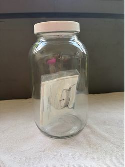 NEW Large Gallon Mason Jar with Lid
