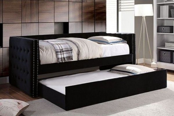 Brand New Black Twin Size Daybed w Trundle Bed