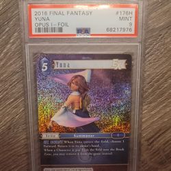 PSA 9 Final Fantasy X Yuna (OBO)
