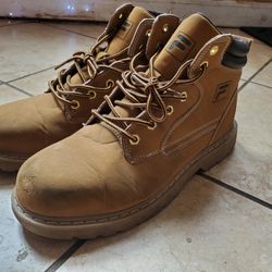 Work BOOTS STEEL TOE foot Protection FILA BOOTS Sz 9