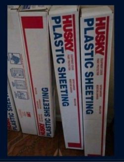 4 husky Plastic Sheeting