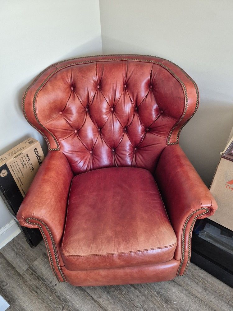 Real Leather Chair