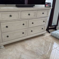 Old White Dresser