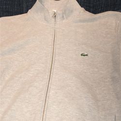 New Lacoste Gray Bomber Jacket, XXL