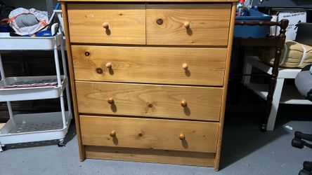Solid wood dresser