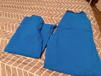 Mandala blue xxs petite scrubs