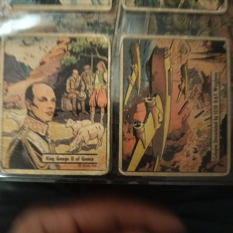 1942 Gum Ink War Propaganda Cards