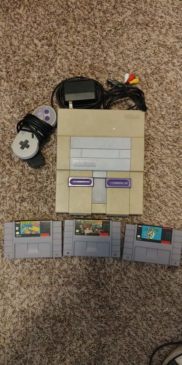 Super Nintendo bundle