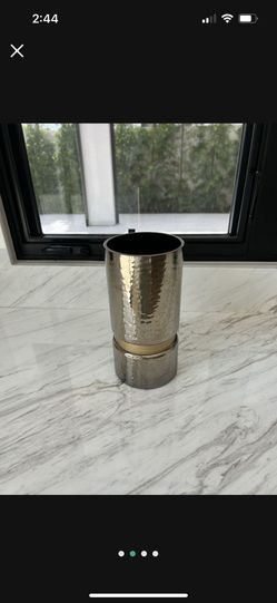 High Quality Modern Large Gold Glass Vase