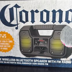 Corona Bluetooth speaker / fm radio