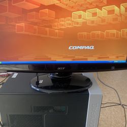 Compaq Pc & Acer Monitor 