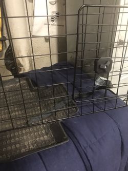 Just A Cage To Keep Ur Dog From Jumping In Ur Front Seat.