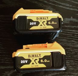 DeWalt 20 volt 6 amp rechargeable battery brand new $85 2 available