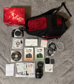 Canon EOS Rebel XTi (400D) DSLR Camera Kit + Lens & Accessories