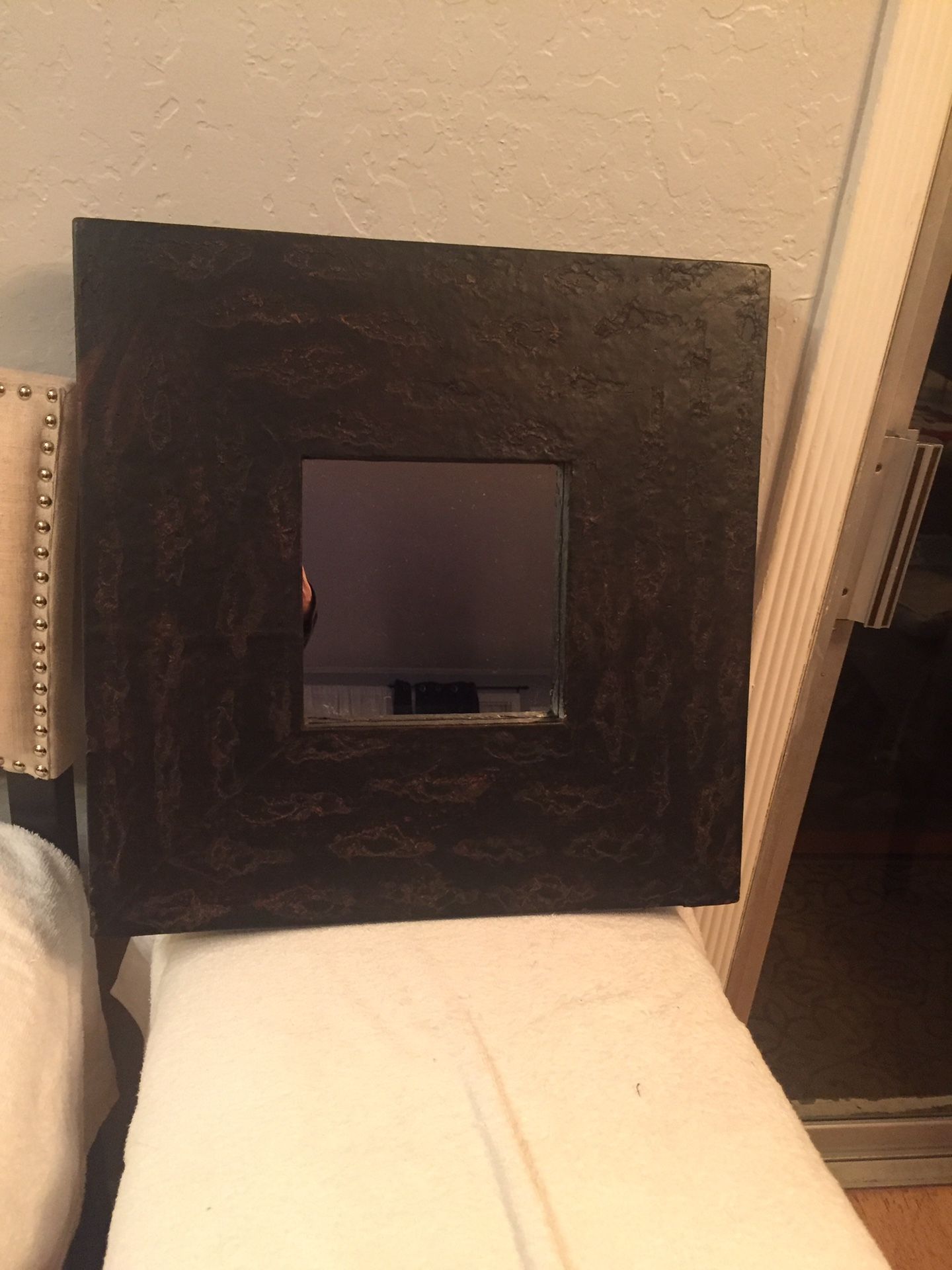 Wooden mirror